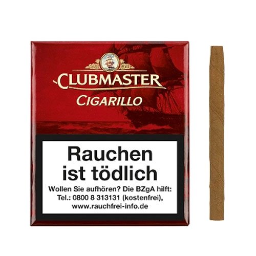 Clubmaster Zigarillos No 292 Red ohne Filter