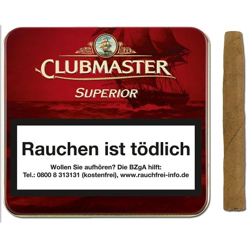 Clubmaster Zigarillos Superior Red ohne Filter