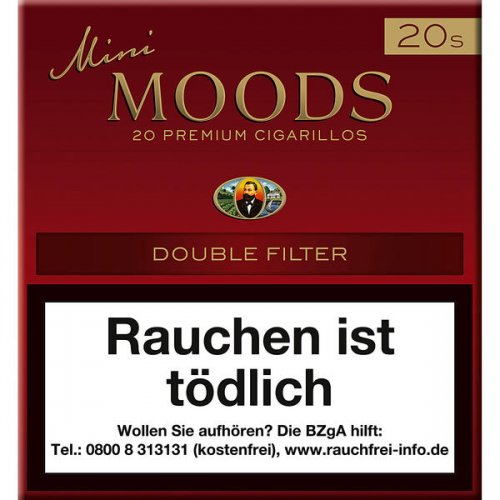 Dannemann Moods Zigarillos Mini Double Filter 20er