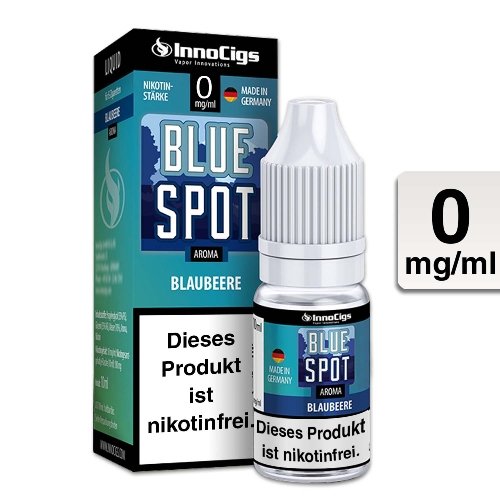 E-Liquid InnoCigs Blue Spot Blaubeere 0mg Nikotin