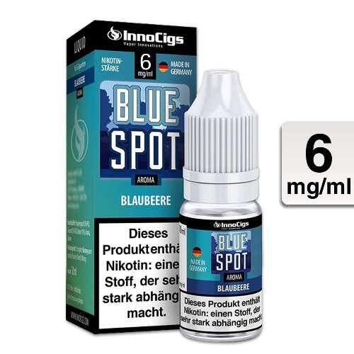 E-Liquid InnoCigs Blue Spot Blaubeere 6mg Nikotin