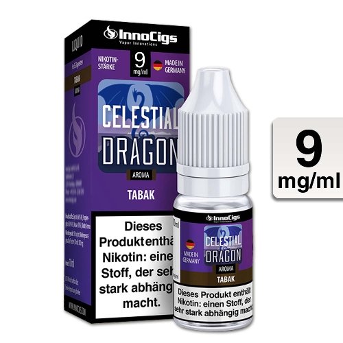 E-Liquid InnoCigs Celestial Dragon Tabak 9 mg Nikotin