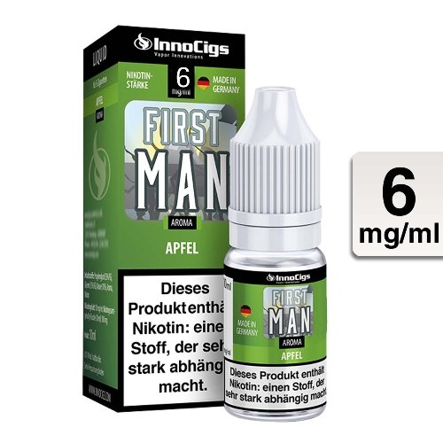 E-Liquid InnoCigs First Man Apfel 6mg Nikotin