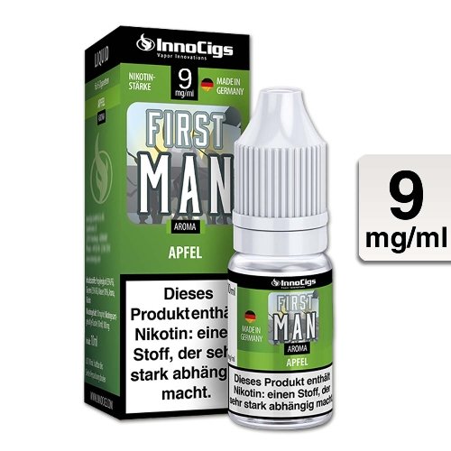 E-Liquid InnoCigs First Man Apfel 9mg Nikotin