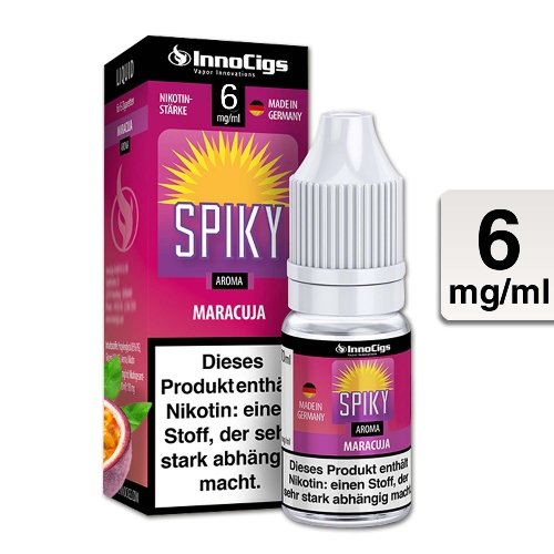 E-Liquid InnoCigs Spiky Maracuja 6mg Nikotin