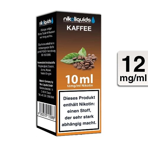 E-Liquid NIKOLIQUIDS Kaffee 12 mg Nikotin