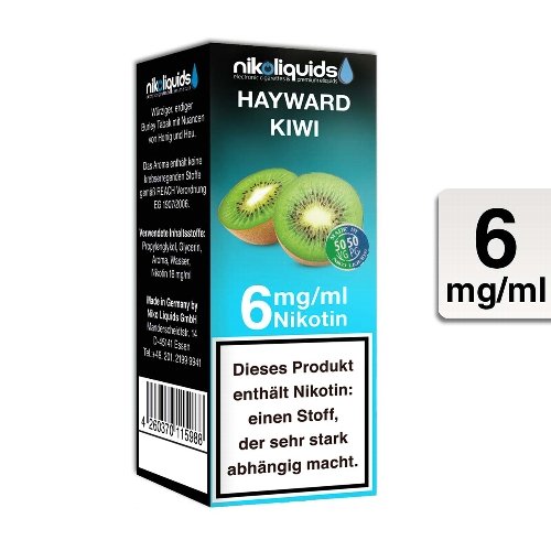 E-Liquid NIKOLIQUIDS Kiwi 6 mg Nikotin
