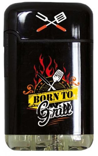 Easy Torch 8 Jet Feuerzeug Relief Born to Grill