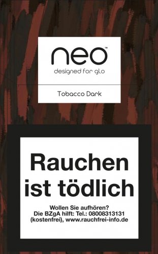 Einzelpackung neo Dark Tobacco Sticks für Glo 1 x 20 Stück