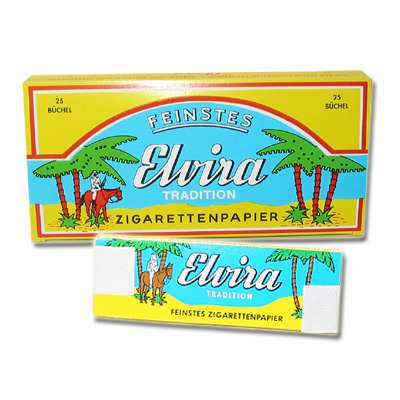 Elvira Zigarettenpapier 1x50 Blättchen Einzelpackung