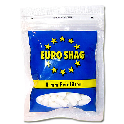 Euro Shag Feinfilter 8mm Zigarettenfilter 100 Stück
