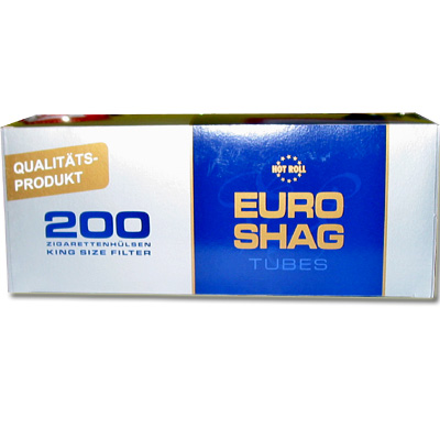Euro Shag Zigarettenhülsen 200 Stück