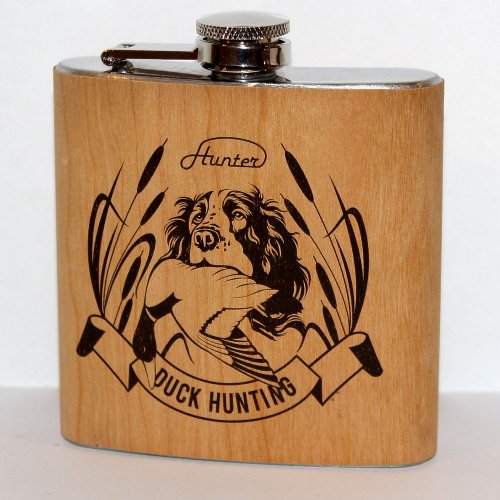 Flachmann Duck Hunting 6 Oz Stainless Steel