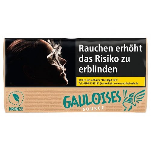 Gauloises Tabak Source Bronze (Beige) Ohne Zusätze 30g Päckchen Zigarettentabak
