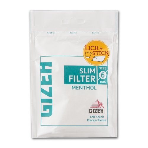 Gizeh Slim Filter Menthol Zigarettenfilter 120 Stück