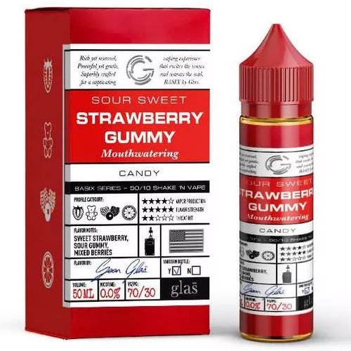 Glas Vapor Strawberry Gummy Liquid - 50ml
