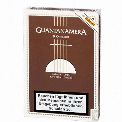 Guantanamera Zigarren Cristales Glastube 5er
