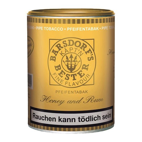 Käptn Barsdorf Bester Pfeifentabak Golden Pipe Blend (ehem. Honey and Rum) 160g Dose