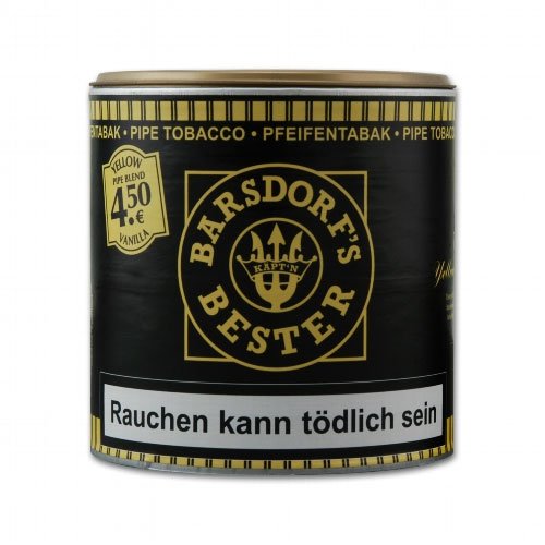 Käptn Barsdorf Bester Pfeifentabak Golden Yellow (ehem. Vanilla) 50g Dose