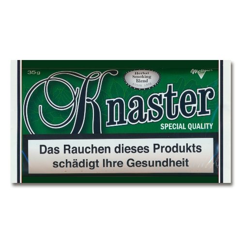 Knaster Tabak Special Quality Green 35g Pouch Kräutermischung