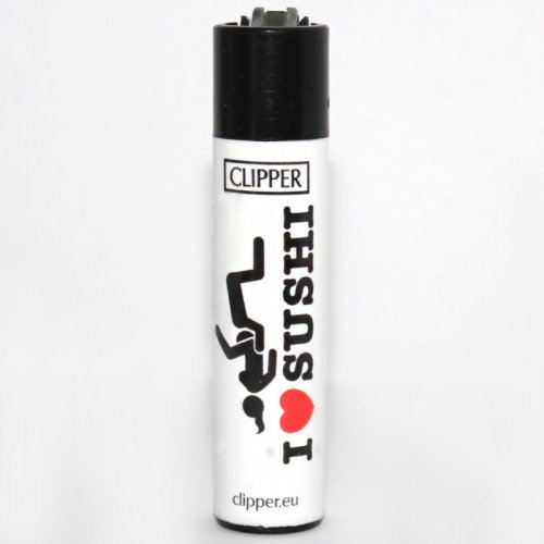 Clipper Feuerzeug Porn Slogan - 4v4 I LOVE SUSHI