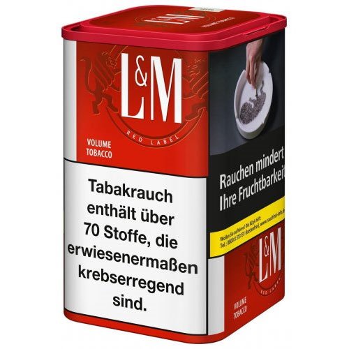 LM Volumentabak Rot 75g Dose Zigarettenabak