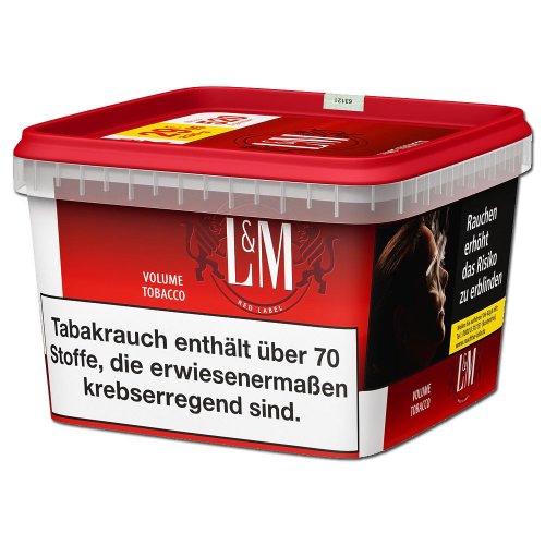 LM Volumentabak Rot Mega Box 140g Dose Zigarettentabak