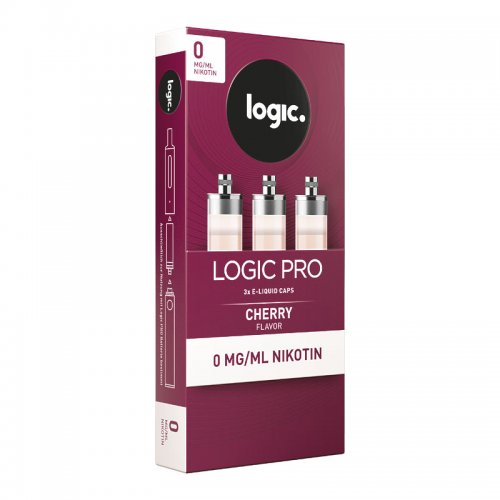 LOGIC PRO Caps Cherry Kirsch Liquid-Kapseln für E-Zigarette Logic Pro 0mg