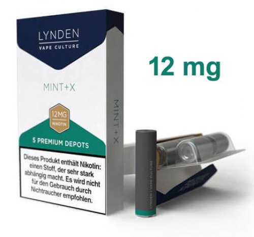 LYNDEN Depots Mint + X Medium 12 mg Nikotin