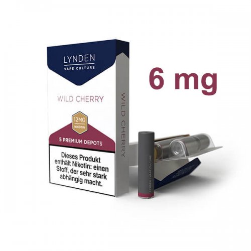 LYNDEN Depots Wild Cherry Leicht 6 mg Nikotin
