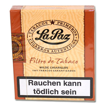 La Paz Wilde Zigarillos Filtro de Tobaco Classic 