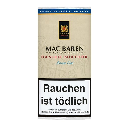 Mac Baren Pfeifentabak Danish Mixture 50g Päckchen