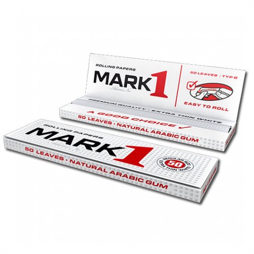 Mark 1 Zigarettenpapier Weiß