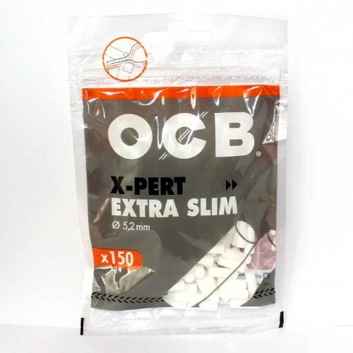 OCB X-PERT Extra Slim Filters 5,2 mm Zigarettenfilter 50x 150 Stück-Packung 