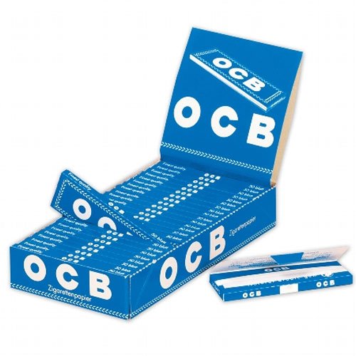 10 1 Stück OCB Blau DOUBLE Standard Size TOP QUALITÄT !! 5 100 Blättchen 