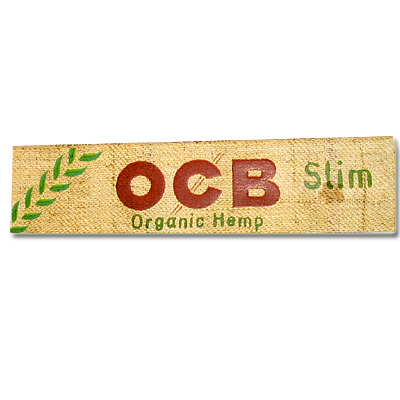 OCB Zigarettenpapier Organic Slim Hanf Zigarettenpapier 1x32 Blättchen