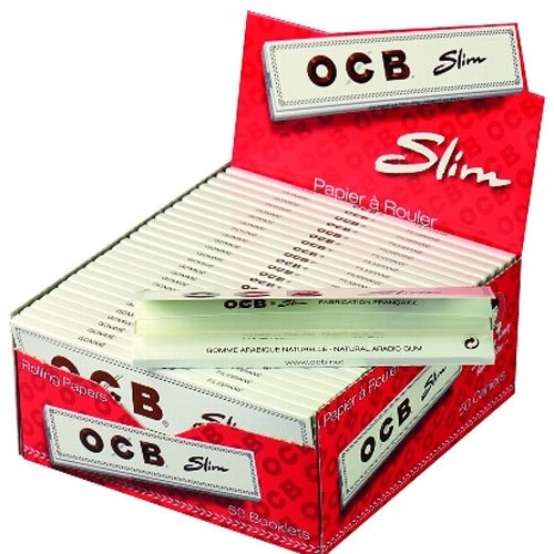 OCB Zigarettenpapier Weiß Slim Long 1x32 Blättchen