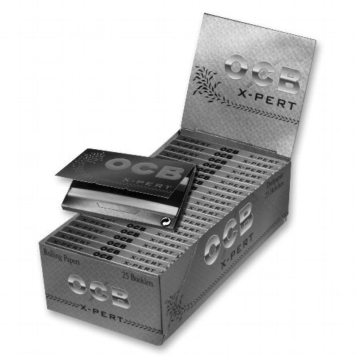 OCB Zigarettenpapier X-PERT Silber Kurz 1x100 Blättchen