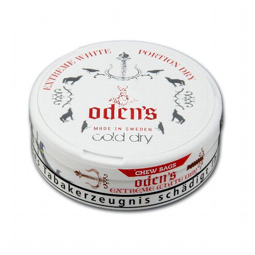 Odens Extreme White Dry Cold Chewing Bags