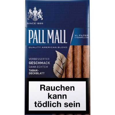 Pall Mall Filterzigarillos XL Blau mit Naturdeckblatt