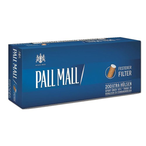 Pall Mall Zigarettenhülsen Xtra Blau 200 Stück