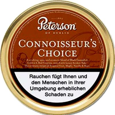 Peterson Pfeifentabak Connoisseurs Choice 50g Dose