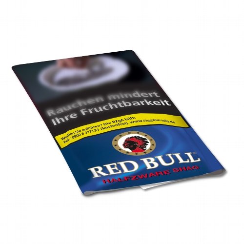 Red Bull Tabak Halfzware Shag 40g Päckchen Feinschnitt