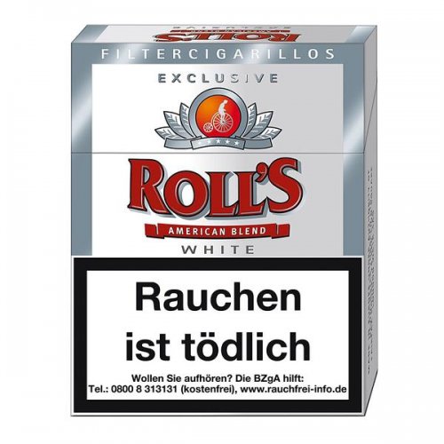 Rolls Filter Zigarillos White Exclusive Naturdeckblatt