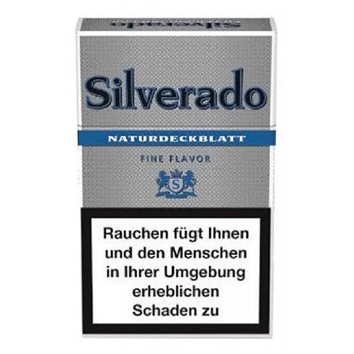 Silverado Filter Cigarillos Blau Fine Flavor mit Naturdeckblatt 17er