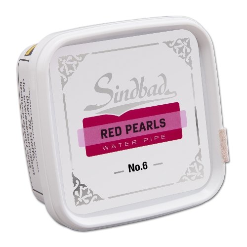 Sindbad Shisha Tabak Red Pearls No 6 Kirsche 200g Dose