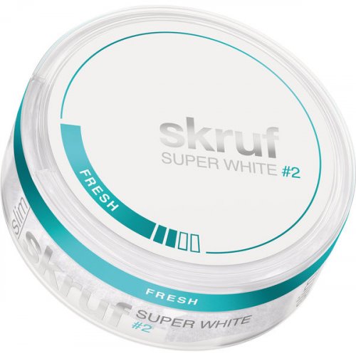 Skruf Super White #2 Fresh Slim Nicopods