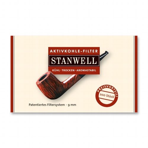 Stanwell Aktivkohlefilter Pfeifenfilter 200 Stück