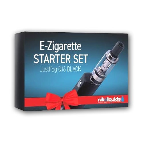 Starter Set JUSTFOG E-Zigarette Q16 Schwarz 900 mAh 1.8 Ohm