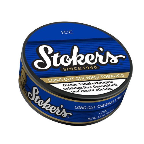 Stokers Ice Long Cut Chewing Tobacco 34g Dose Kautabak